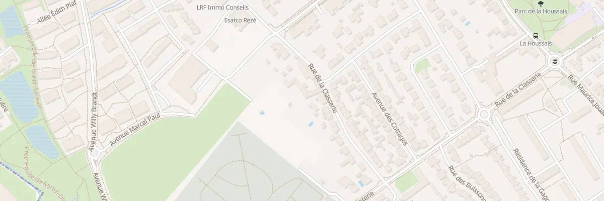 Plan du 94B Rue de la Classerie à Rezé