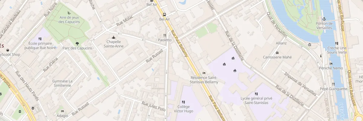 Plan du 55 Rue Paul Bellamy à Nantes