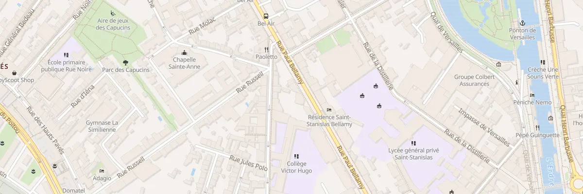 Plan du 48B Rue de Bel Air à Nantes