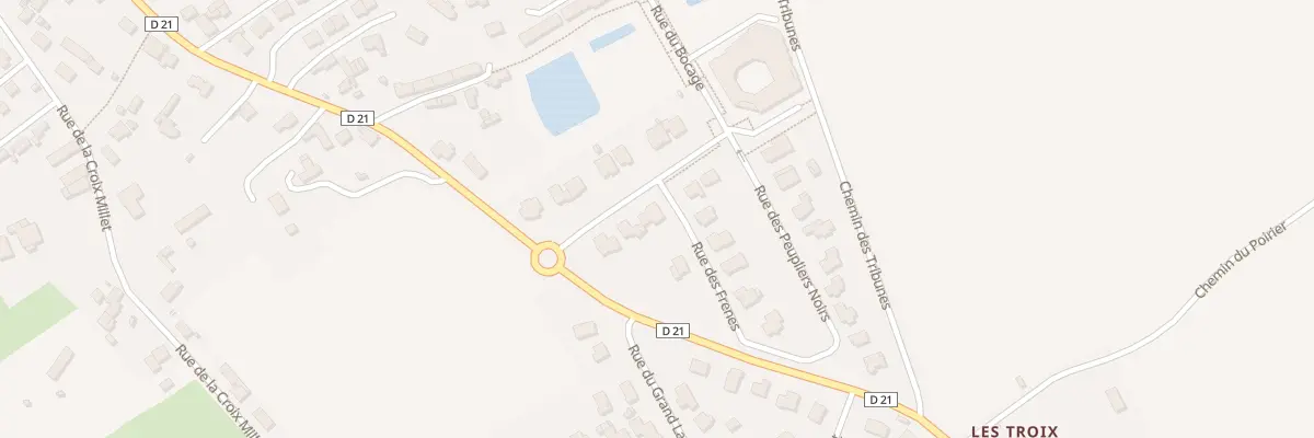 Plan du 701 Rue du Bocage à Saint-Pair-sur-Mer