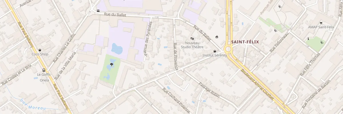 Plan du 3 Rue de Provence à Nantes