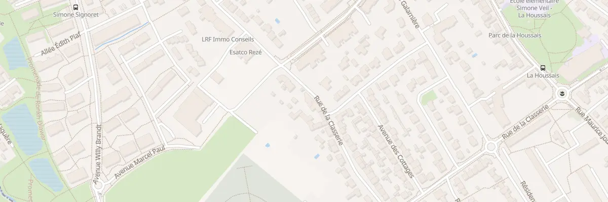 Plan du 82 Rue de la Classerie à Rezé