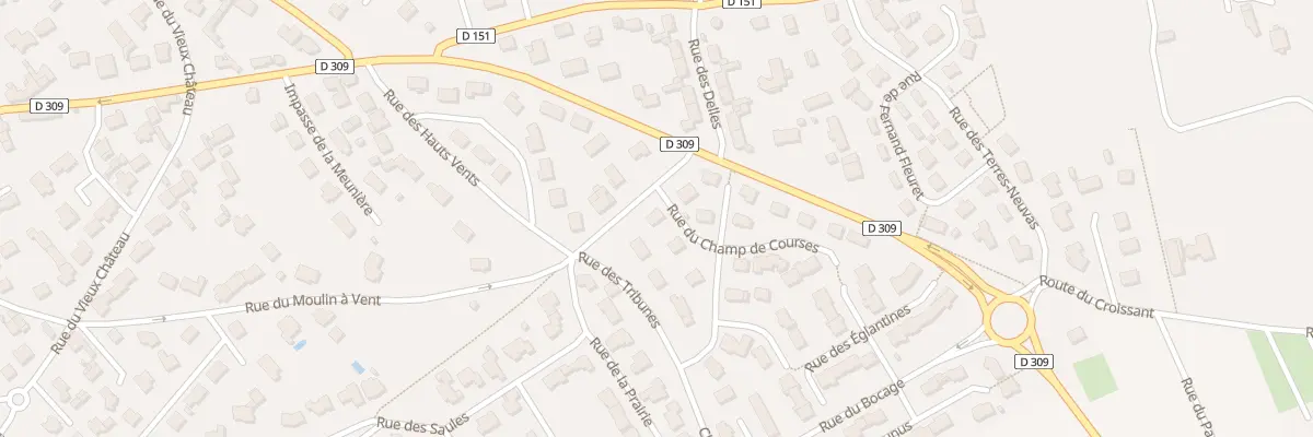 Plan du 9005 Rue du Moulin à Vent à Saint-Pair-sur-Mer
