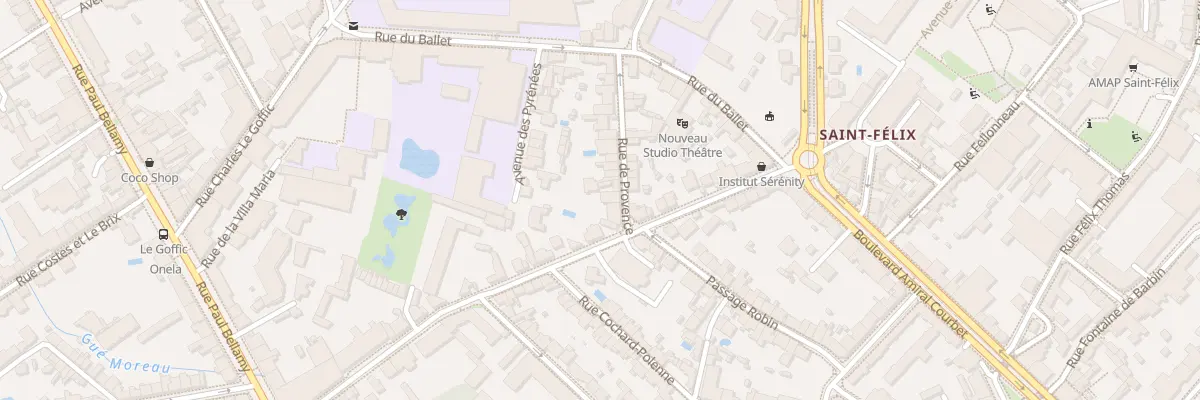 Plan du 1B Rue de Provence à Nantes