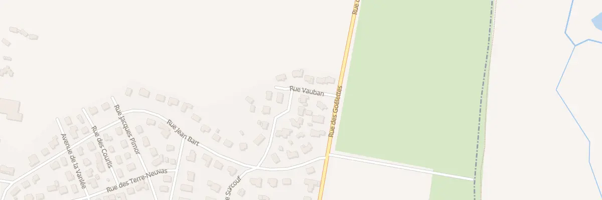 Plan du 17 Rue Surcouf à Bréhal