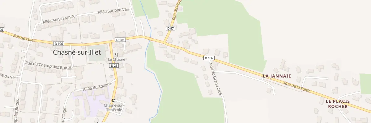 Plan du 16 Rue de la Forêt à Chasné-sur-Illet