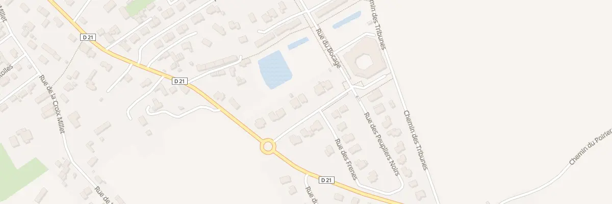 Plan du 696 Rue du Bocage à Saint-Pair-sur-Mer