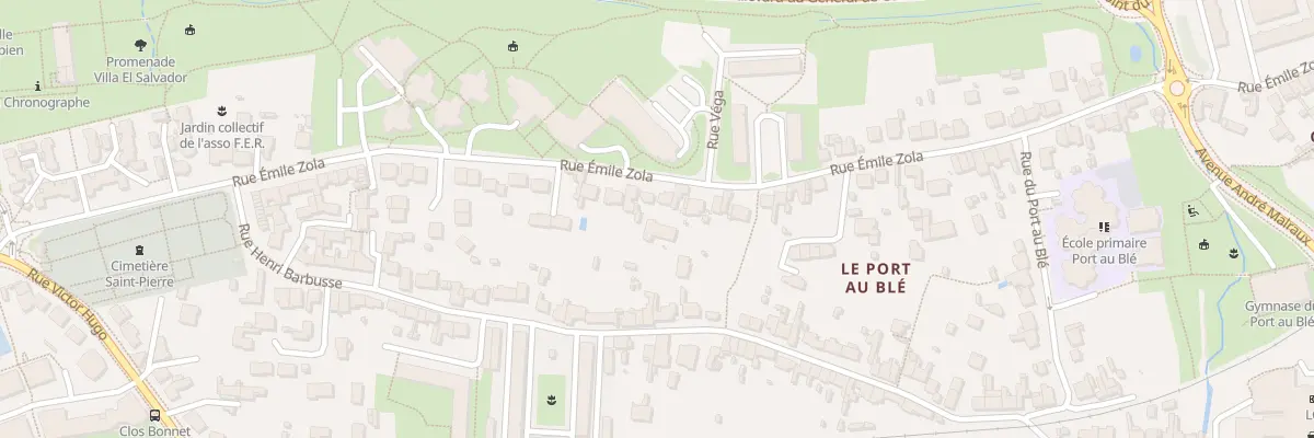 Plan du 63T Rue Emile Zola à Rezé