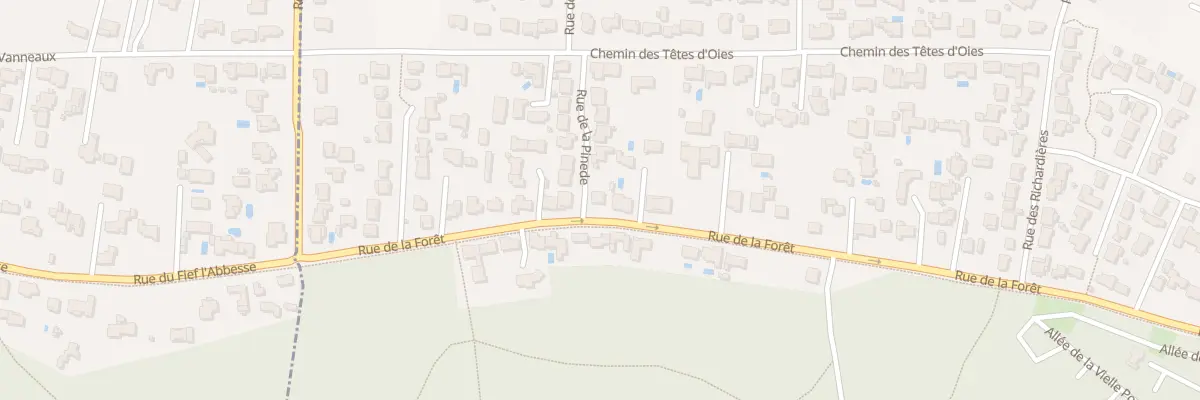 Plan du 74 Rue de la forêt à Saint-Vincent-sur-Jard
