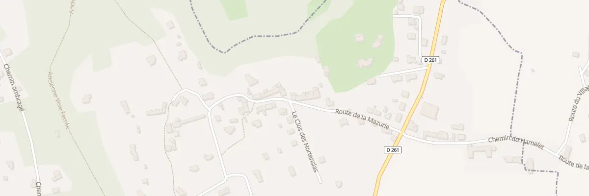Plan du 41 Rte de la Mazurie à Carolles