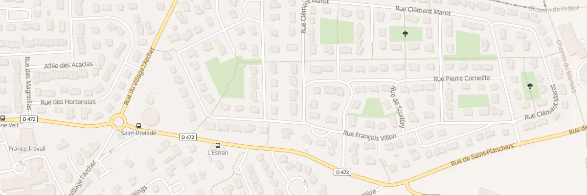 Plan du 39 Rue Clément Marot à Granville