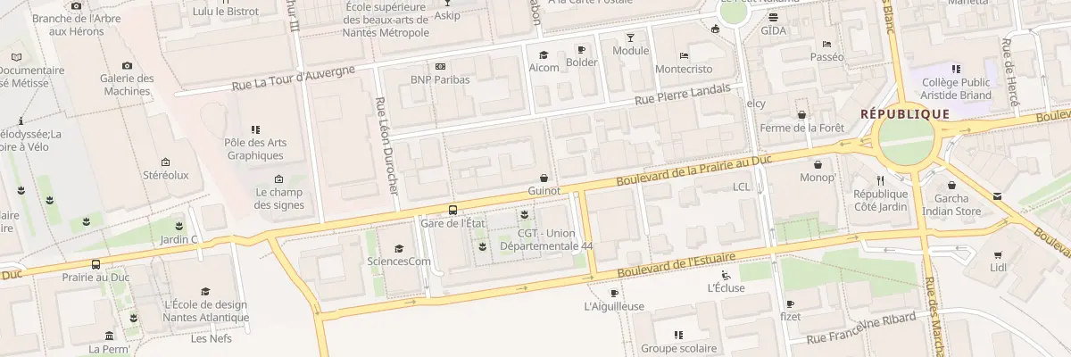 Plan du 33 Rue Pierre Landais à Nantes