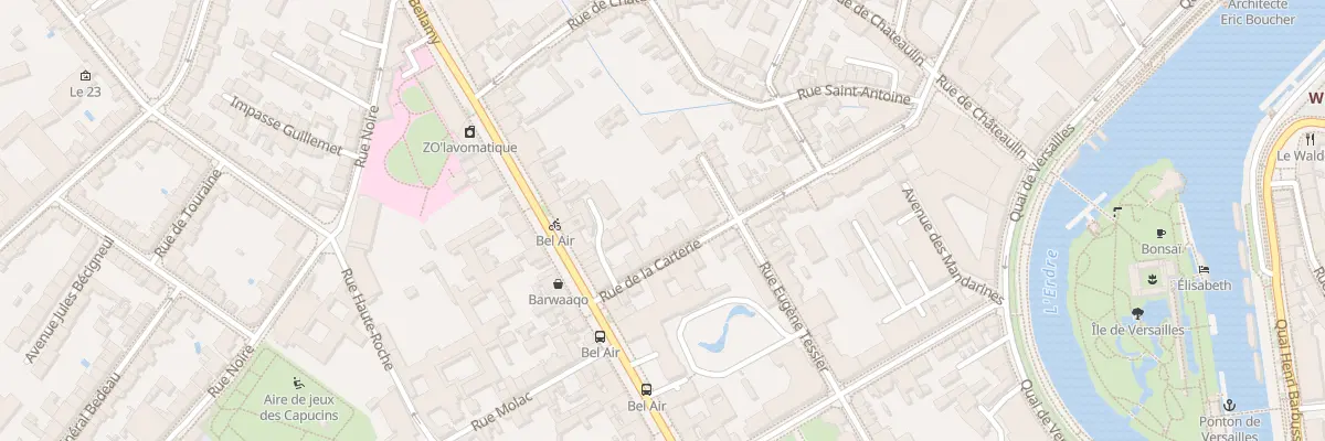 Plan du 7 Rue de la Carterie à Nantes