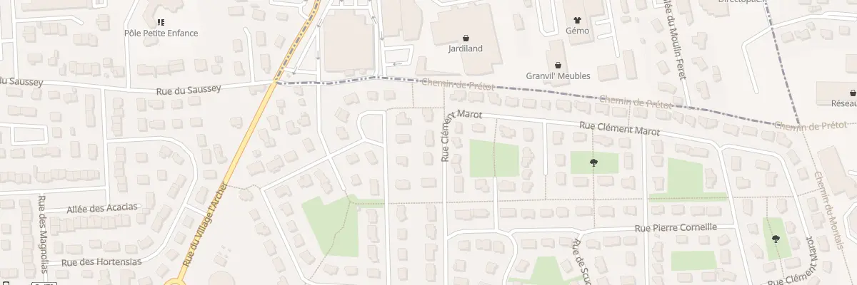 Plan du 167 Rue Clément Marot à Granville