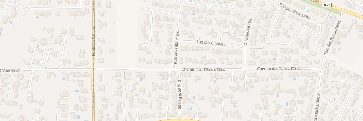 Plan du 42 Che des Têtes d’Oies à Saint-Vincent-sur-Jard