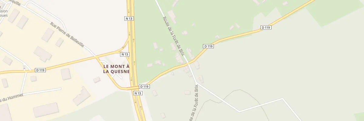 Plan du 27 Rte de la Forêt de Brix à Brix