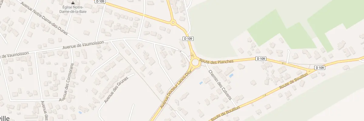 Plan du 66 Av de Vaumoisson Jullouville à Jullouville