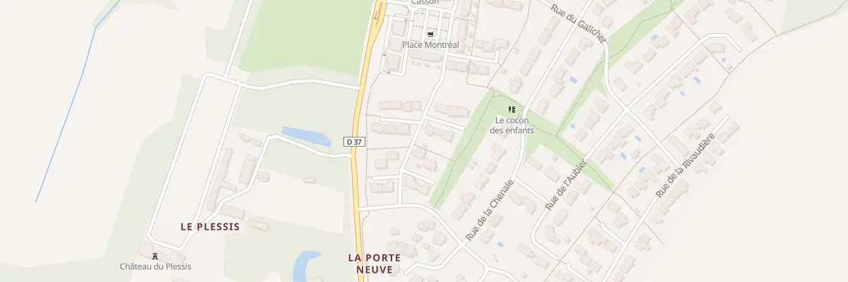 Plan du 12 Rue du plessis à Casson
