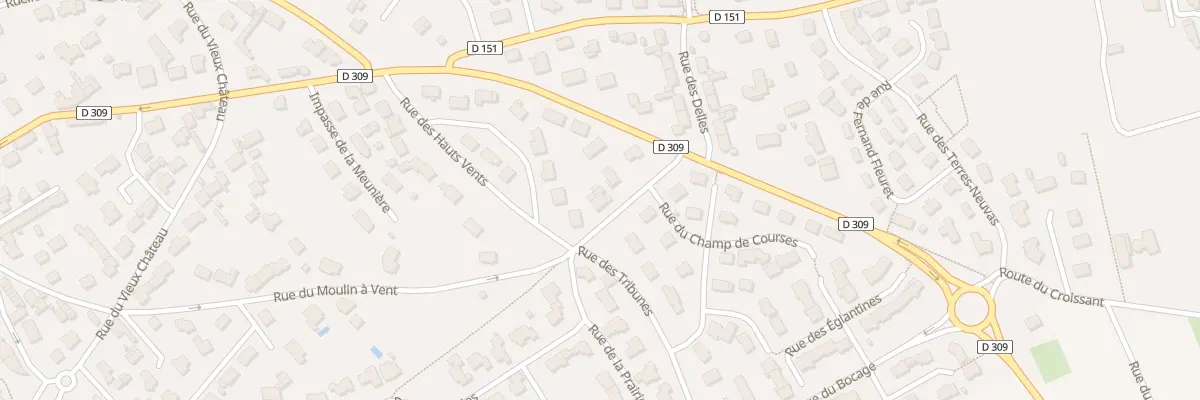 Plan du 8850 Rue du Moulin à Vent à Saint-Pair-sur-Mer