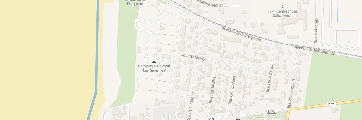 Plan du 6 Rue des Garennes à Hauteville-sur-Mer