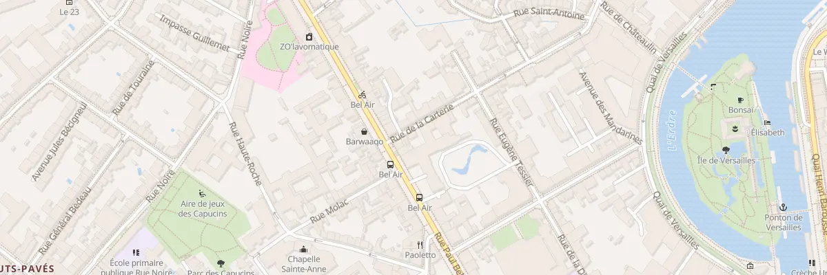Plan du 2B Rue de la Carterie à Nantes