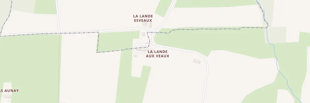 Plan du 5015 La Lande aux Veaux à Vieux-Viel