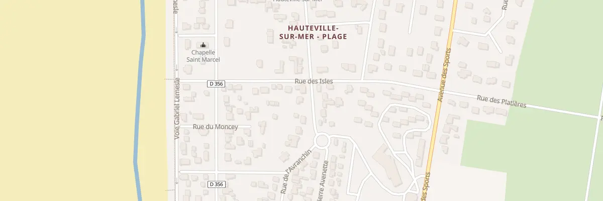 Plan du 18 Av des Pins à Hauteville-sur-Mer