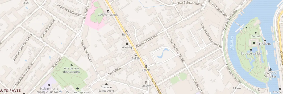 Plan du 2 Rue de la Carterie à Nantes