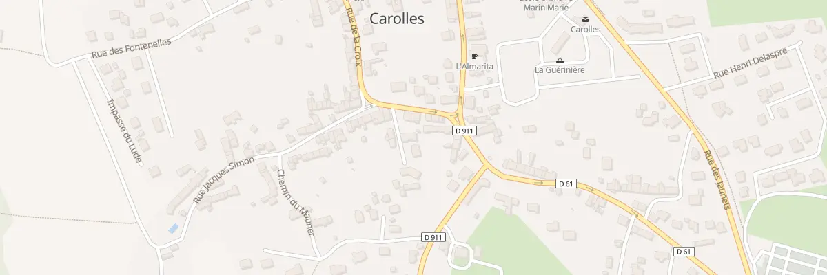Plan du 34B Rue de la Croix à Carolles