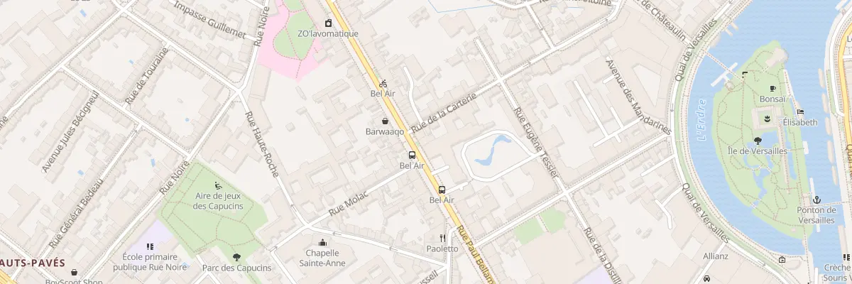 Plan du 8 Rue de la Carterie à Nantes