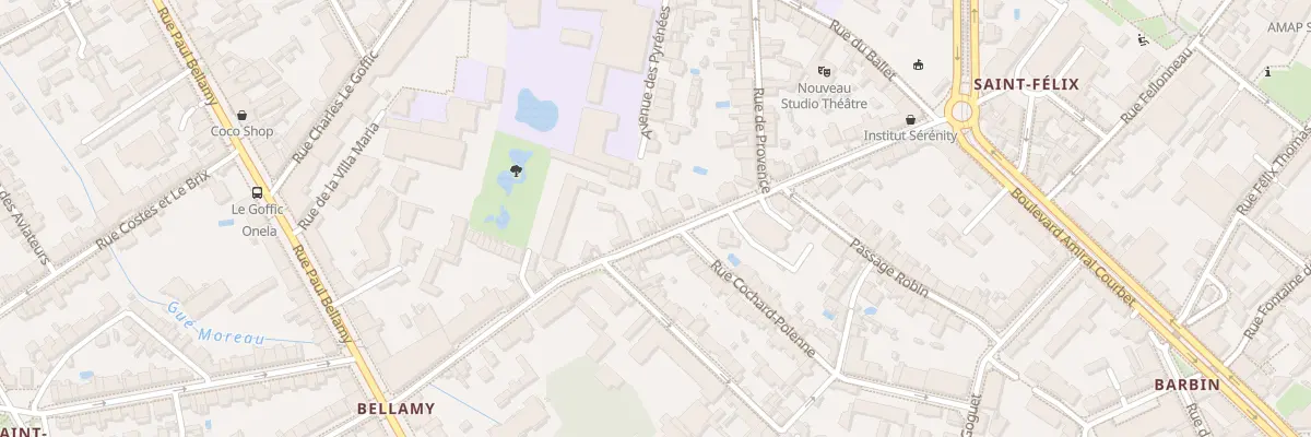 Plan du 30 Rue François Bruneau à Nantes