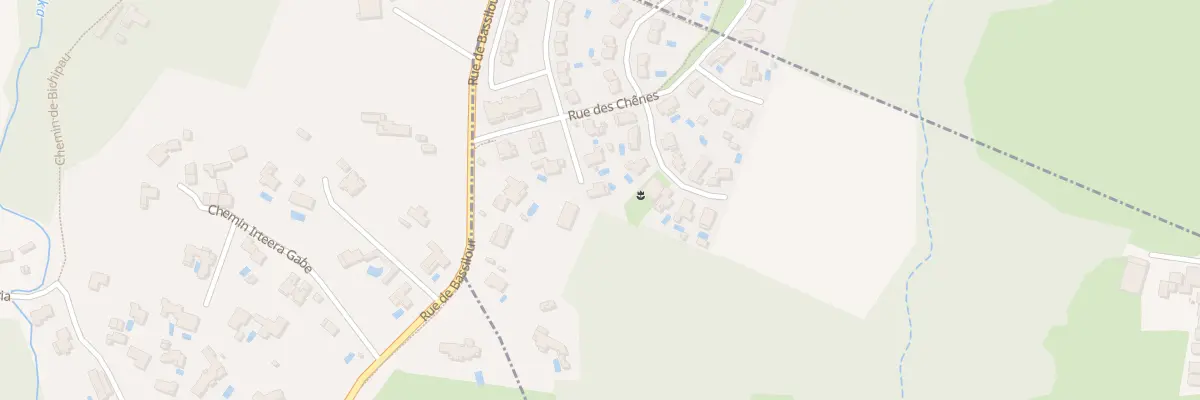 Plan du 3 Che vers l’Est à Arbonne