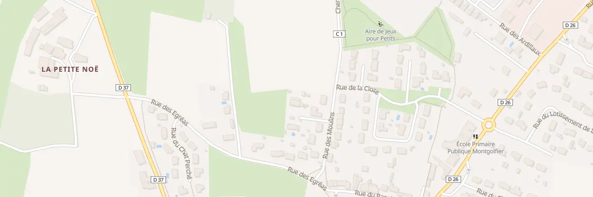 Plan du 2 Imp de la Roche à Casson