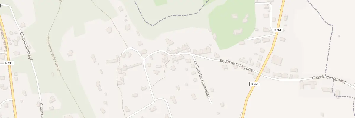 Plan du 46 Rte de la Mazurie à Carolles