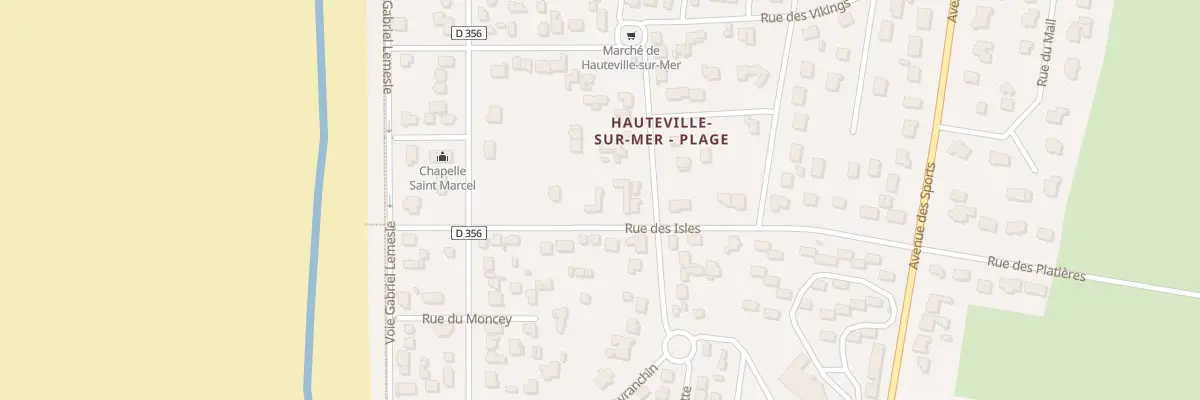 Plan du 9 Rue des Iles à Hauteville-sur-Mer