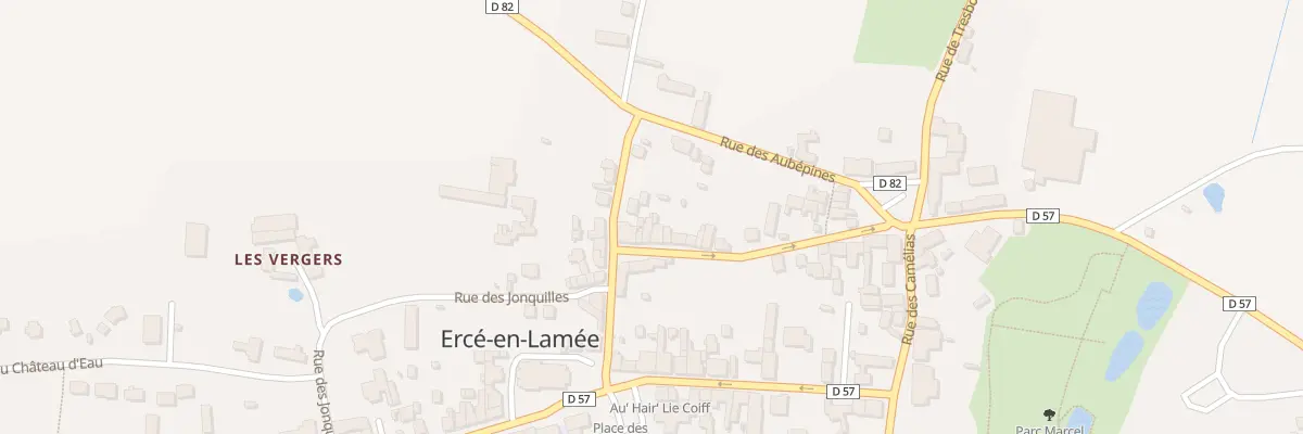 Plan du 5 Rue des Primevères à Ercé-en-Lamée