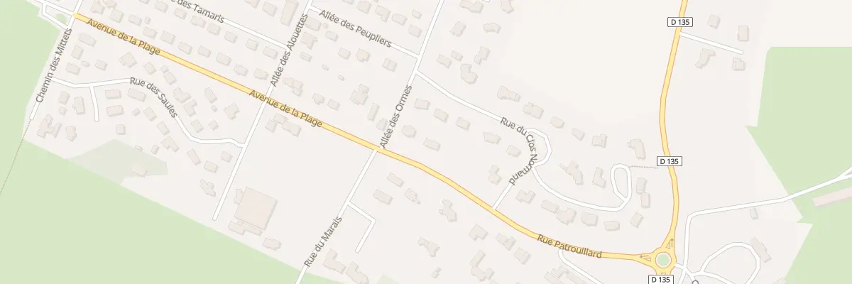 Plan du 6 Rue Patrouillard à Bréville-sur-Mer