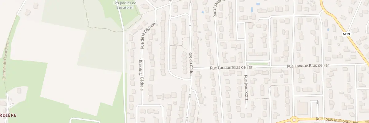 Plan du 20 Rue du Cèdre à La Chapelle-sur-Erdre