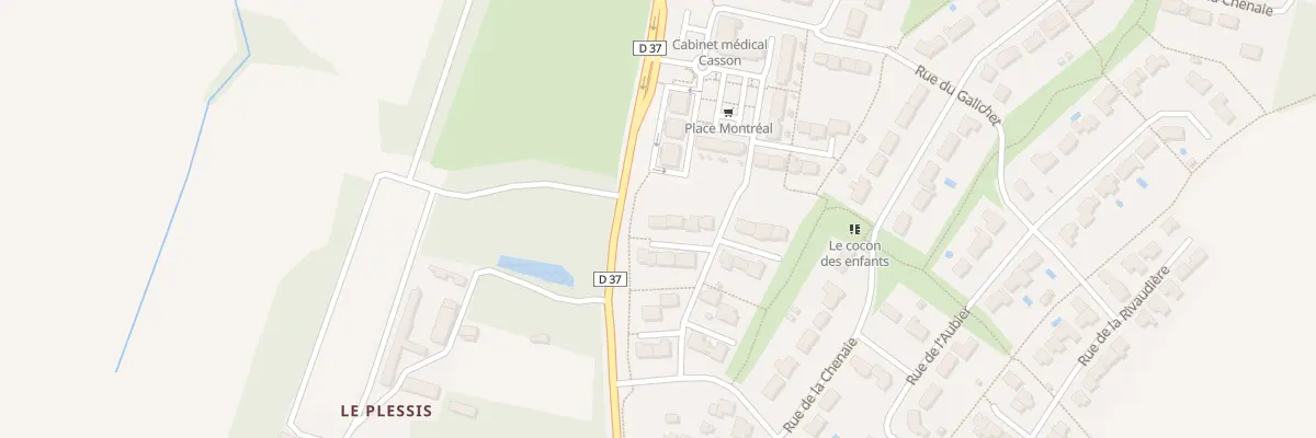 Plan du 17 Rue du plessis à Casson