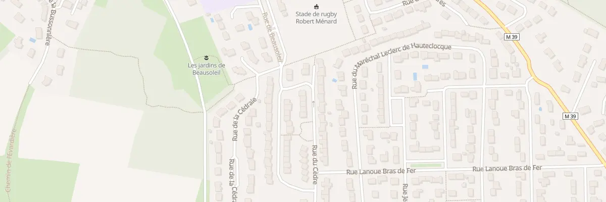 Plan du 8 Rue du Cèdre à La Chapelle-sur-Erdre