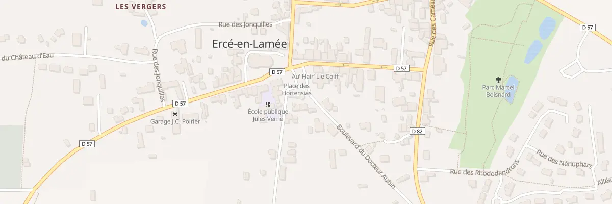 Plan du 6 Pl des Hortensias à Ercé-en-Lamée
