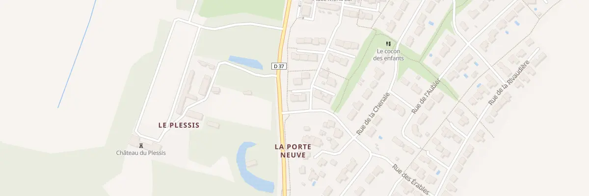Plan du 3 Rue du plessis à Casson