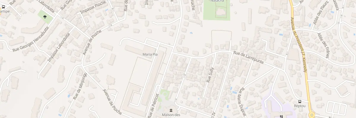 Plan du 2 Rue de Larrepunte à Biarritz