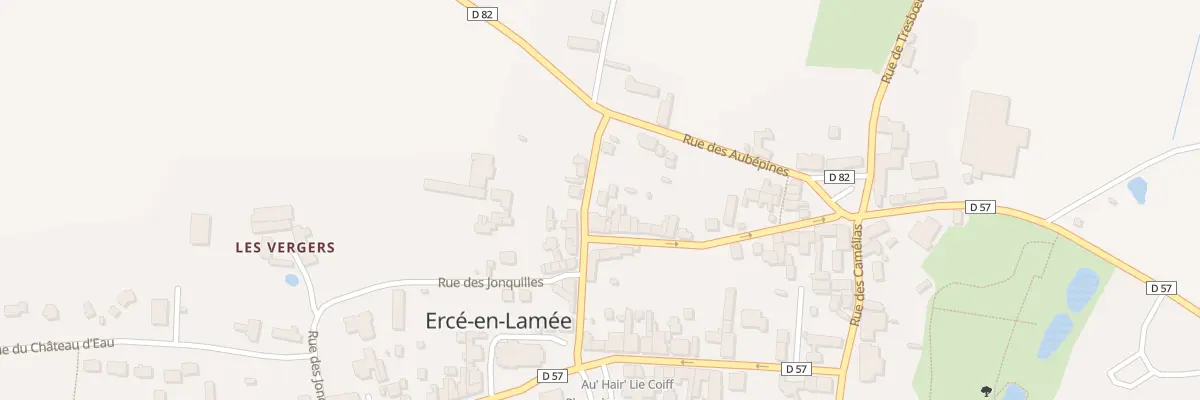 Plan du 4 Rue des Violettes à Ercé-en-Lamée