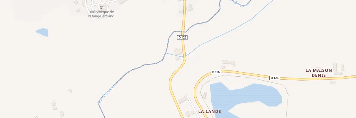 Plan du 3 La Lande à Magneville