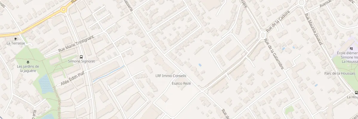 Plan du 31 Rue de la Classerie à Rezé