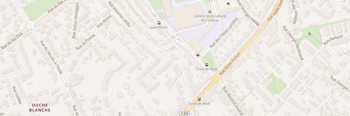 Plan du 1 Rue Etienne Monnot à Rezé