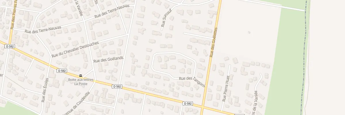 Plan du 14 Rue des Tangons à Bréhal