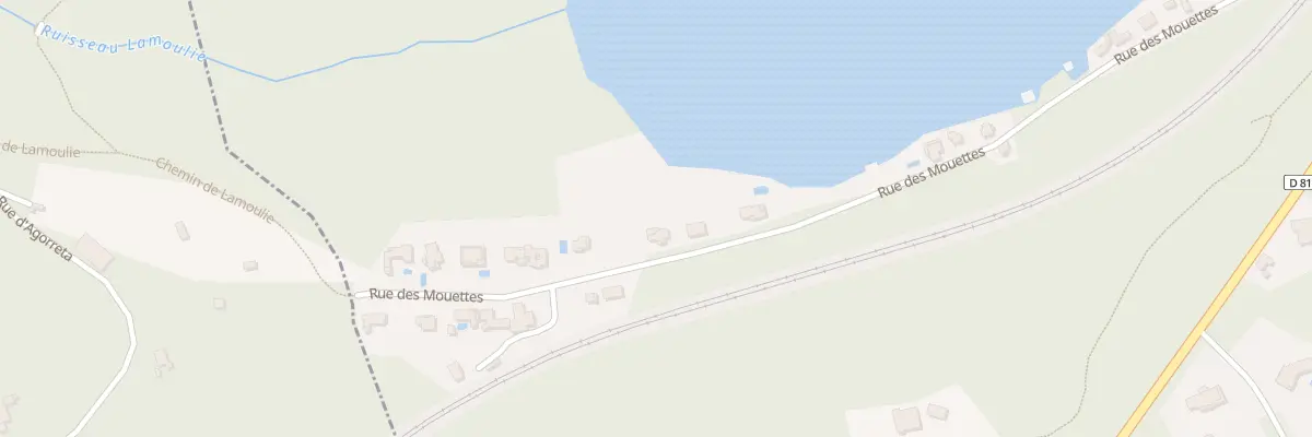 Plan du 84 Rue des Mouettes à Biarritz