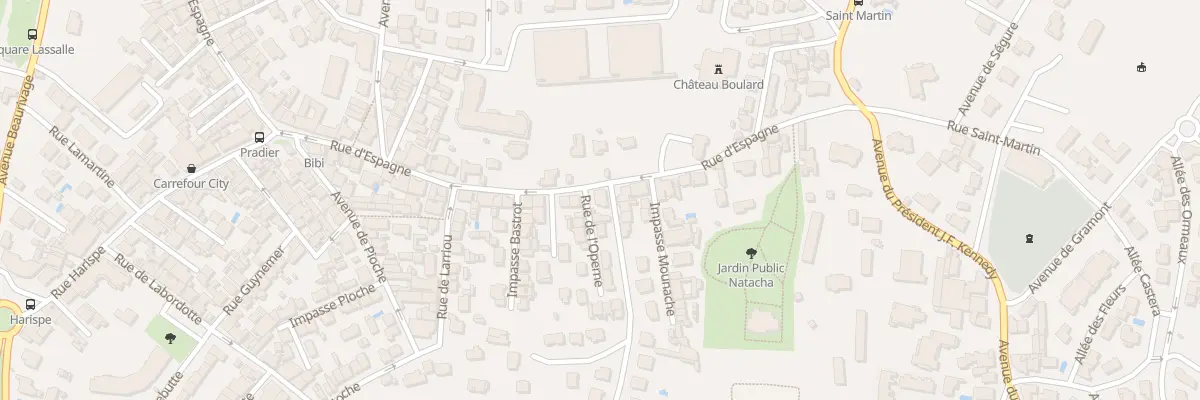 Plan du 86 Rue d’Espagne à Biarritz